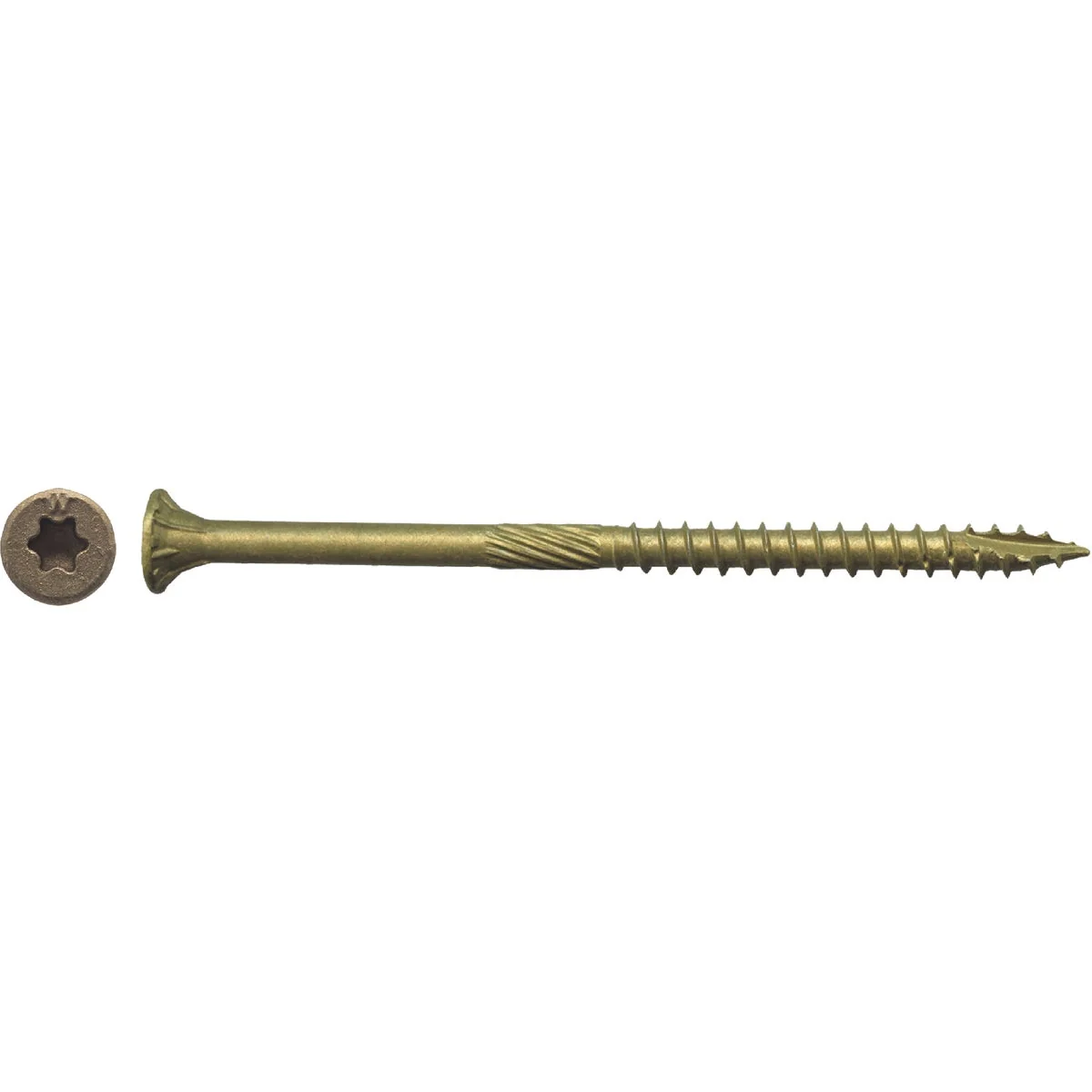 Sustainable Big Timber 9 x 3 In. Bronze Flat Head Wood Screw 395 Ct. 5 Lb. Reliable