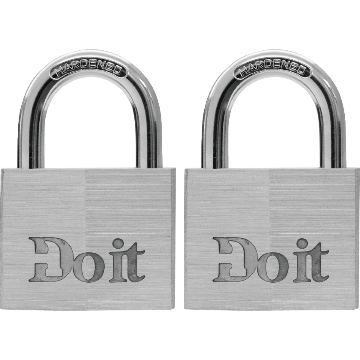 Eco-Friendly Do it 1-1 2 In. Aluminum Keyed Padlock 2-Pack Flexible