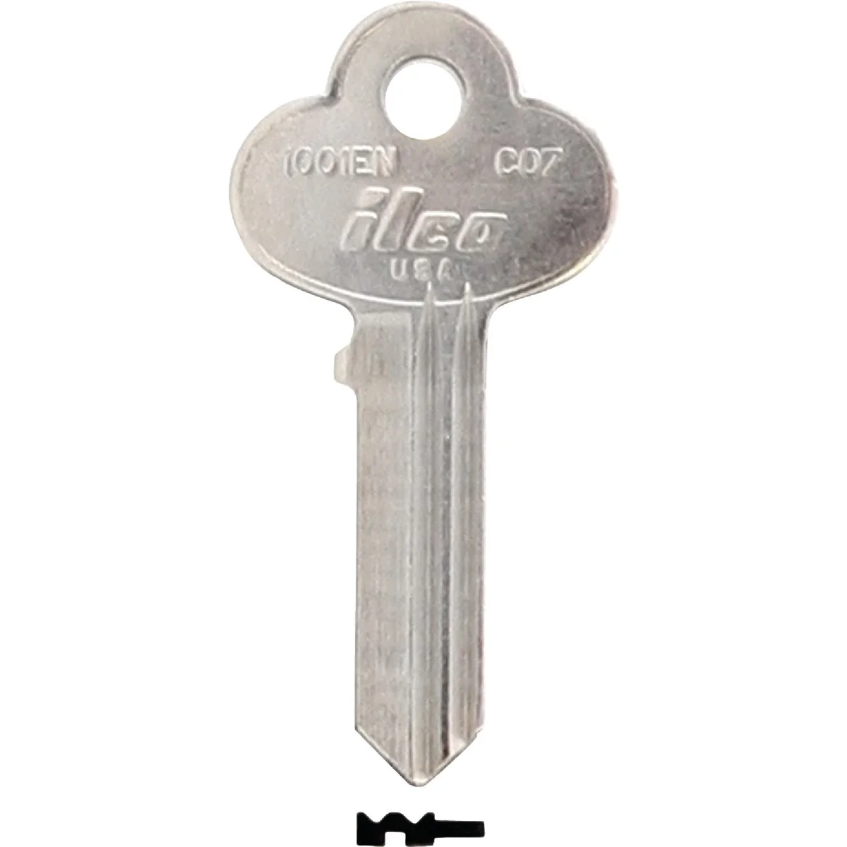 Elite ILCO Corbin Nickel Plated House Key CO7 10-Pack Long-Lasting