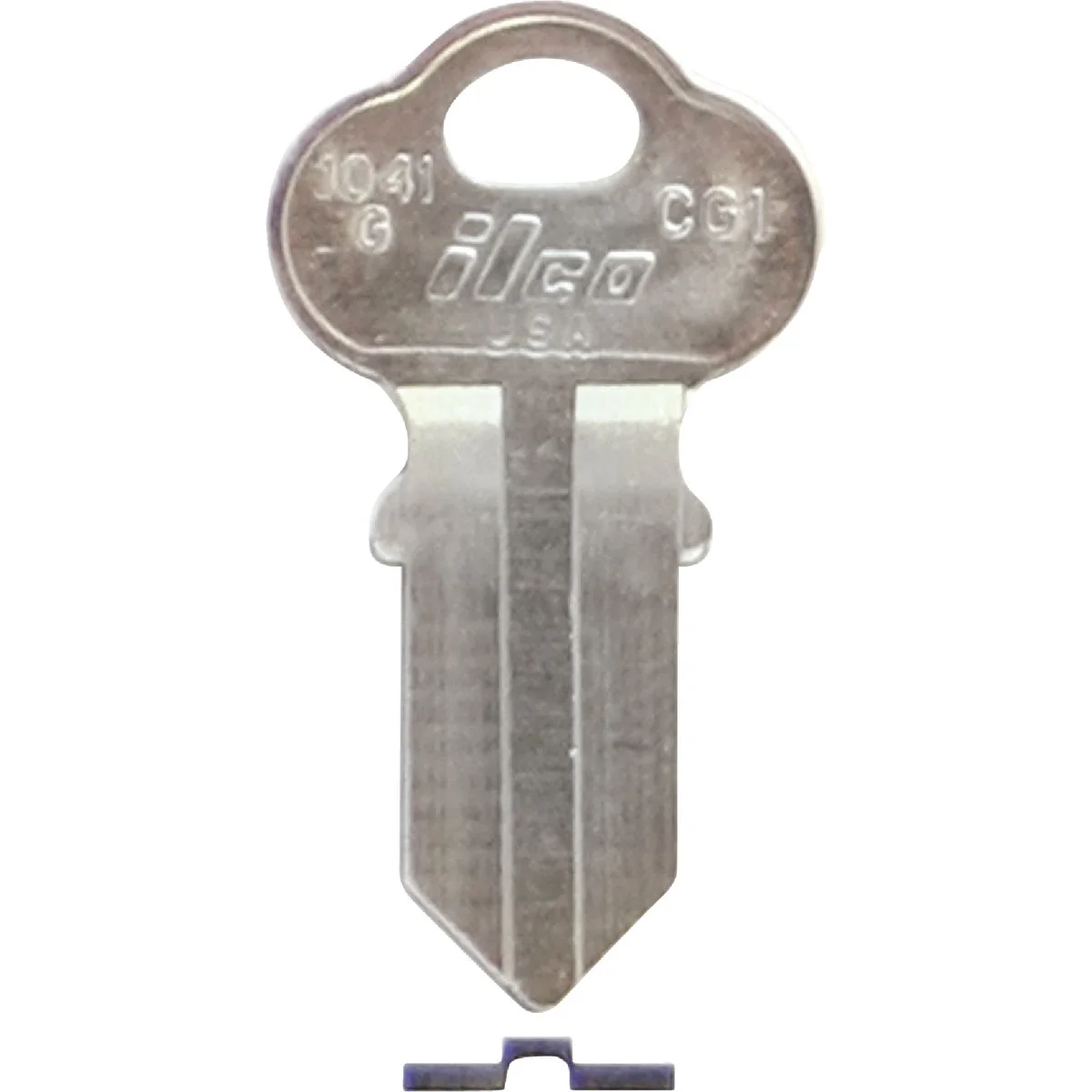 Crafted ILCO OMC Nickel Plated General Use Key 10-Pack Top-Quality