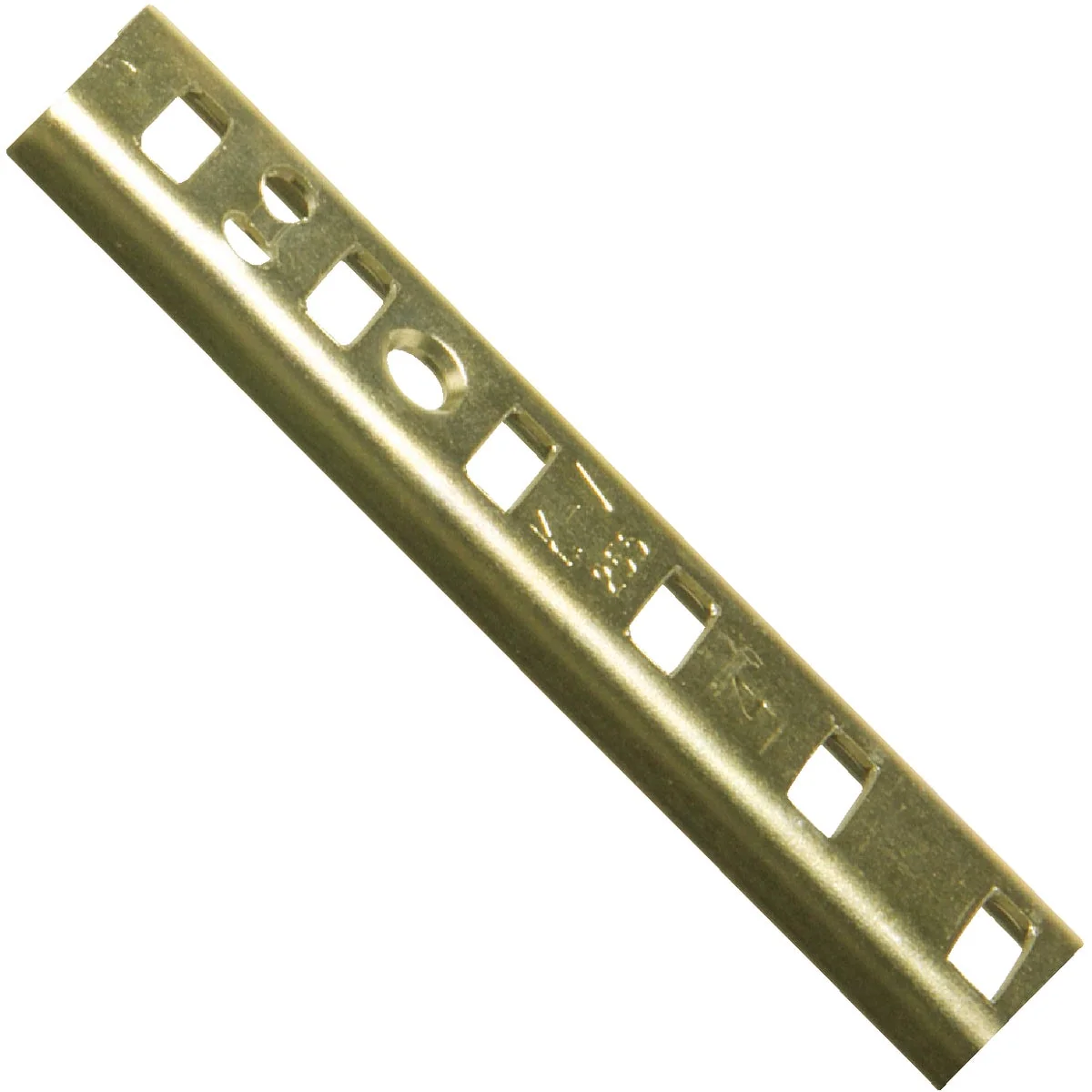 Organic Knape Vogt 255 Series 36 In. Brass Mortise-Mount Pilaster Shelf Standard Solid