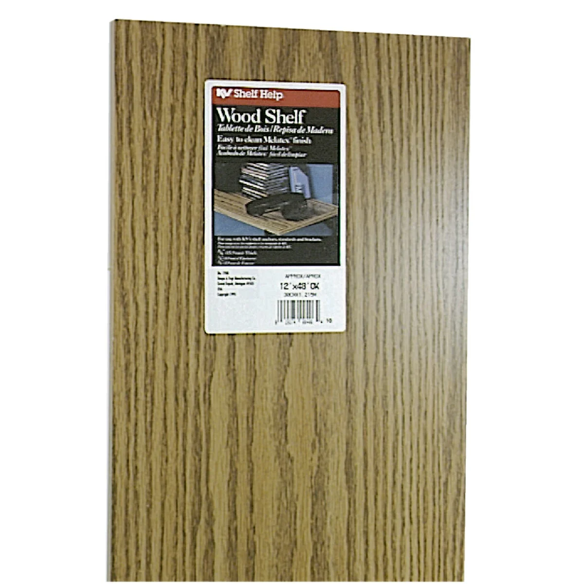Luxury Knape Vogt 12 In. x 48 In. Oak All-Purpose Shelf Comfortable