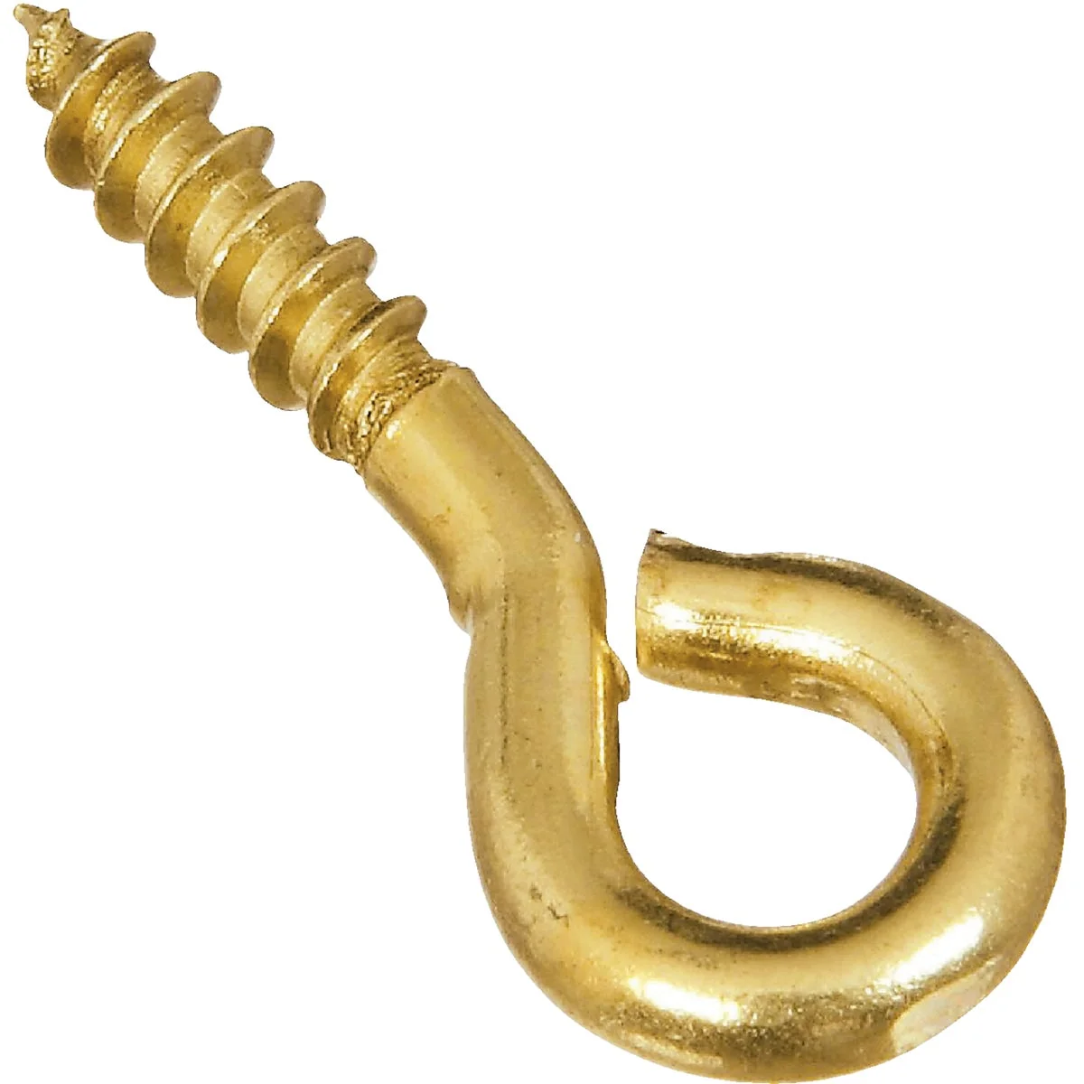 Efficient National 212 Brass Small Screw Eye 7 Ct. Easy-to-Use