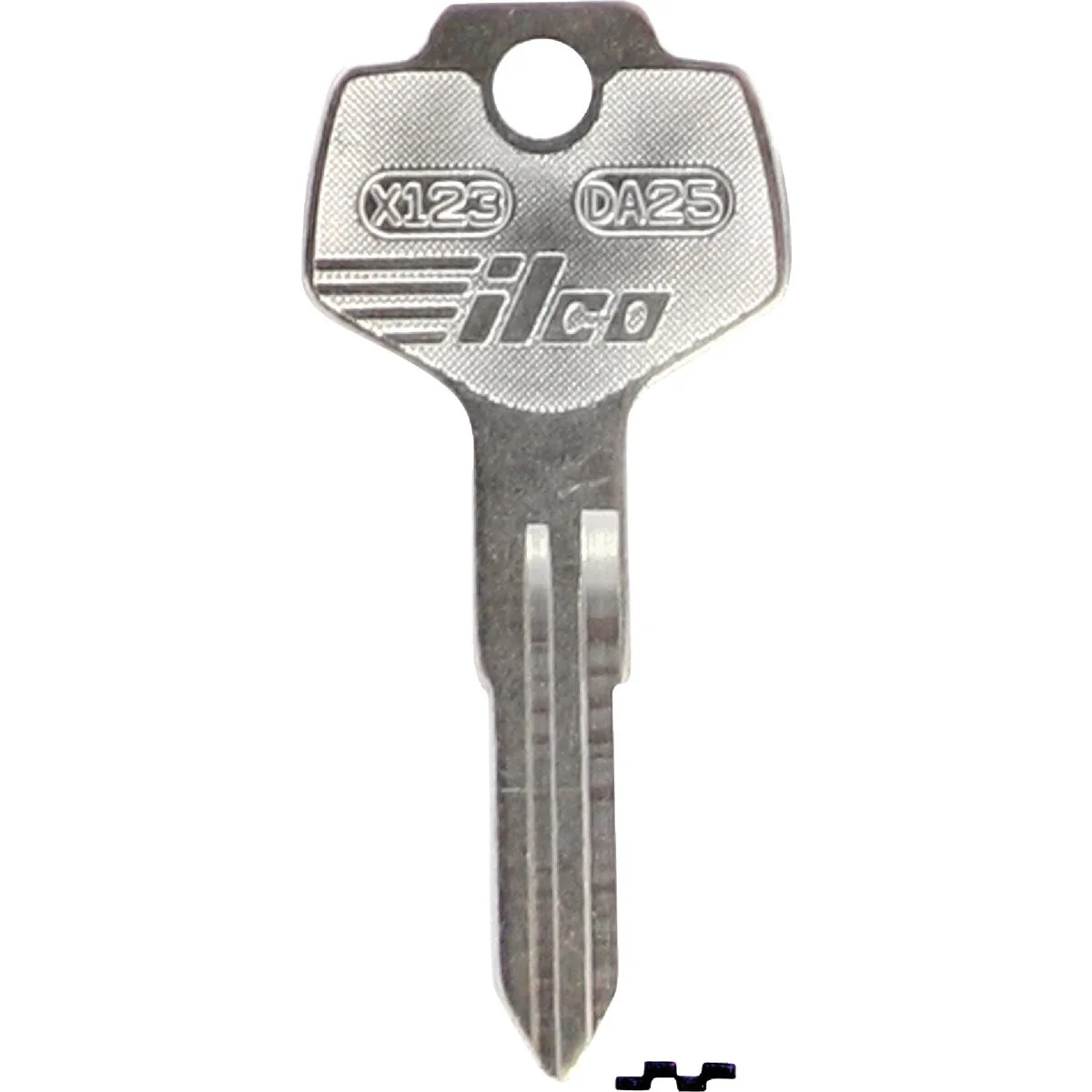 Luxury ILCO Nissan Nickel Plated Automotive Key DA25 10-Pack Fine
