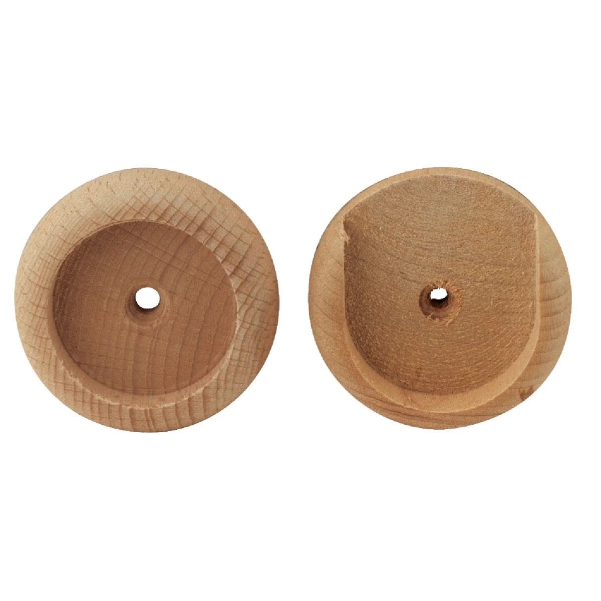 Luxury Do it 1-3 8 In. Wood Closet Rod Socket Natural 2-Pack Flexible
