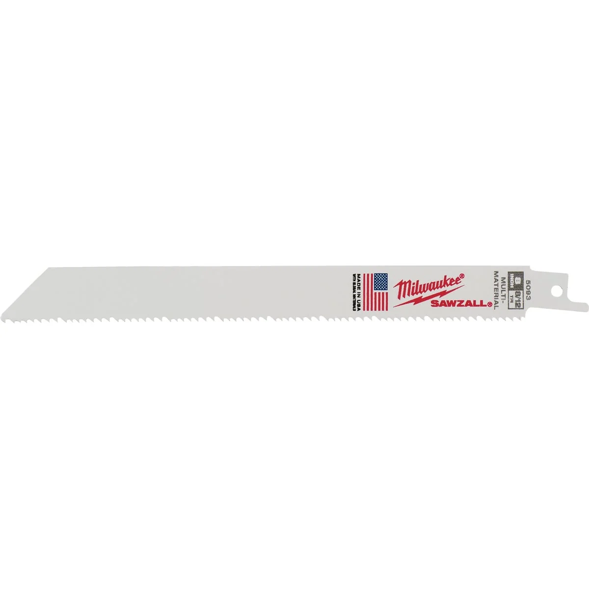 Recyclable Milwaukee Sawzall 8 In. 8 12 TPI Multi-Material Reciprocating Saw Blade High-Quality