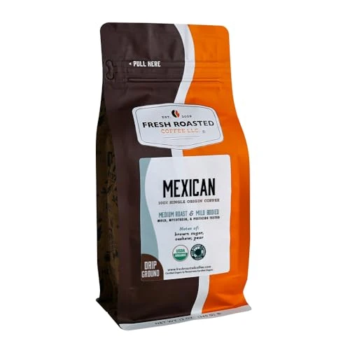 Detailed Organic Mexican Drip Ground Coffee 12 Ounce Versatile