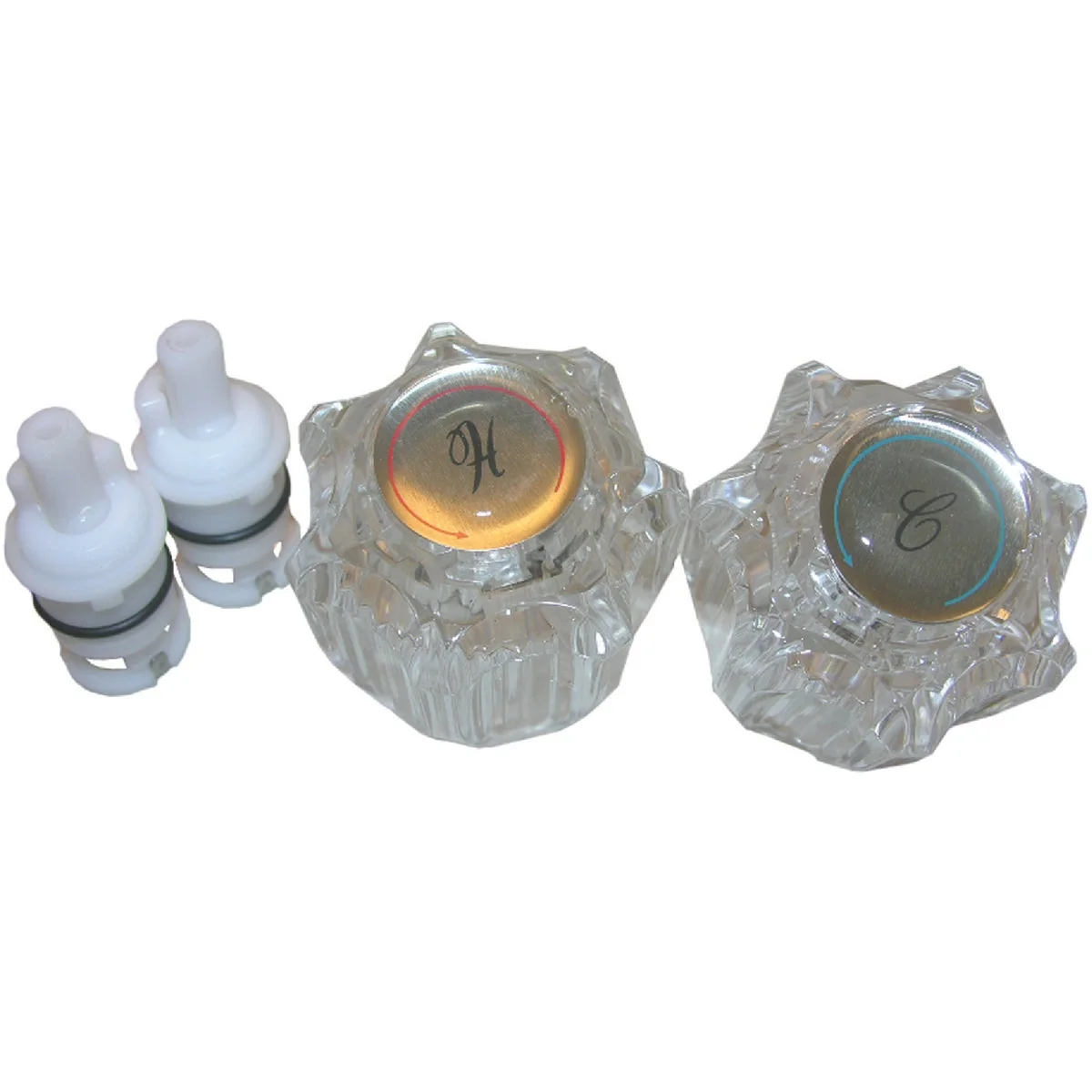 Enhanced Lasco Delta Small Plastic Handles Fits Delta Delex Tub Shower Handle Kit Original