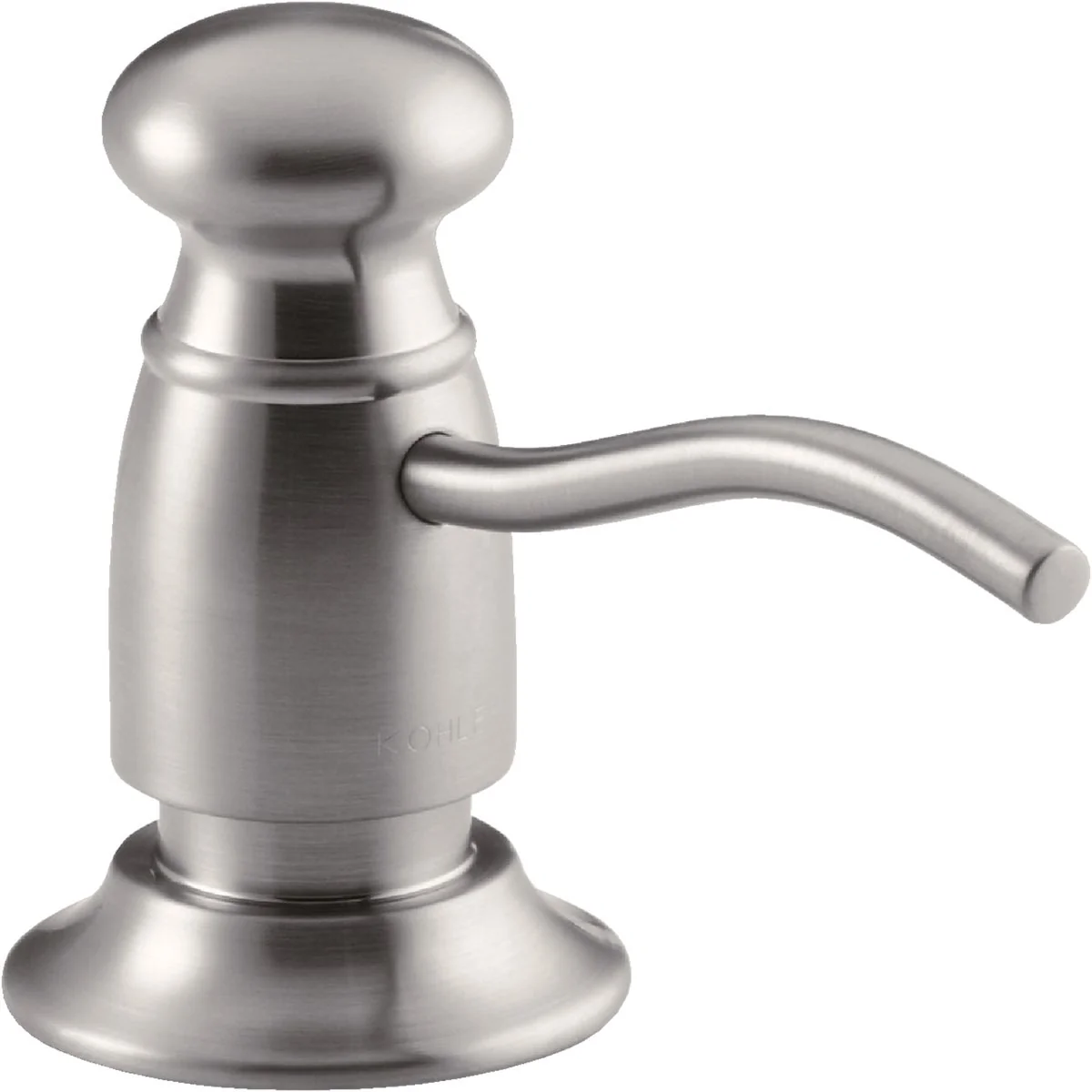 High-Quality Kohler Lotion Soap Dispenser with Traditional Design in Vibrant Stainless Finish Advanced