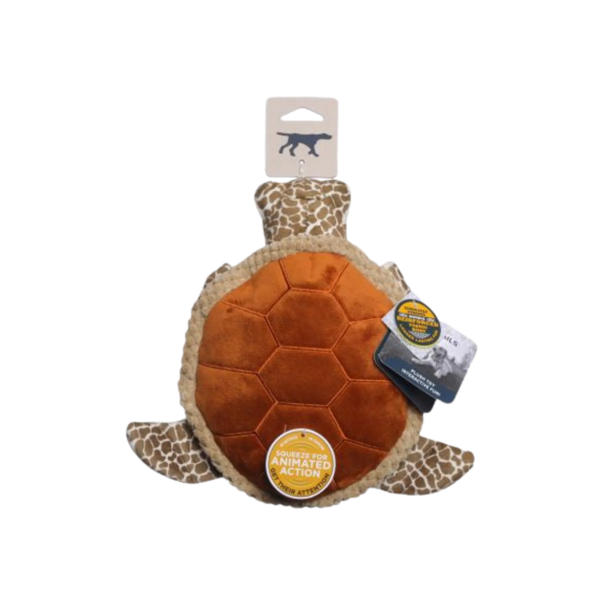 Healthy Tall Tails Animated Sea Turtle Dog Toy Original