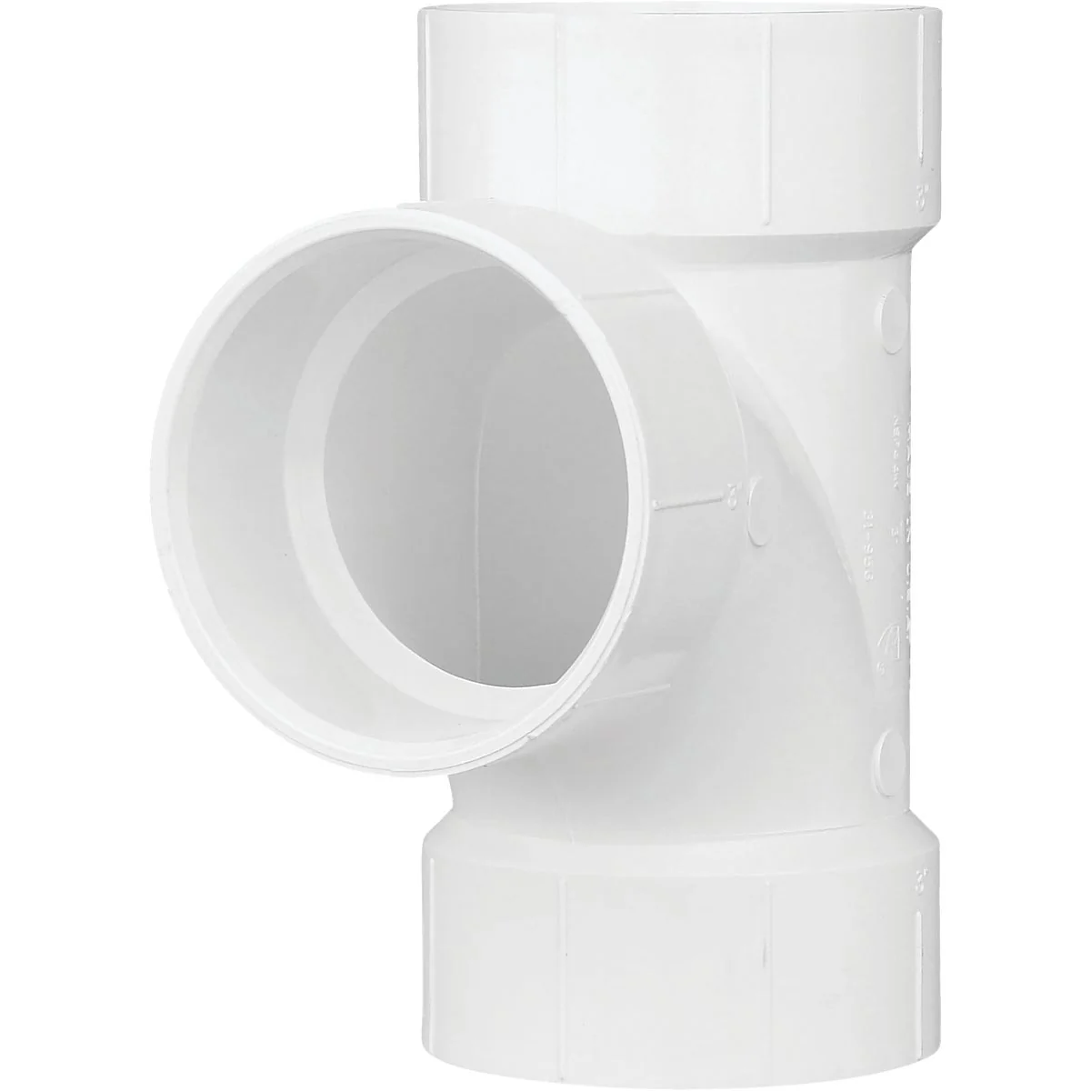 Solid Charlotte Pipe 3 In. Schedule 40 Sanitary PVC Tee Stylish