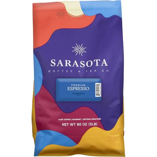 Contemporary Sarasota Coffee Ground Espresso 80 Ounce Premium