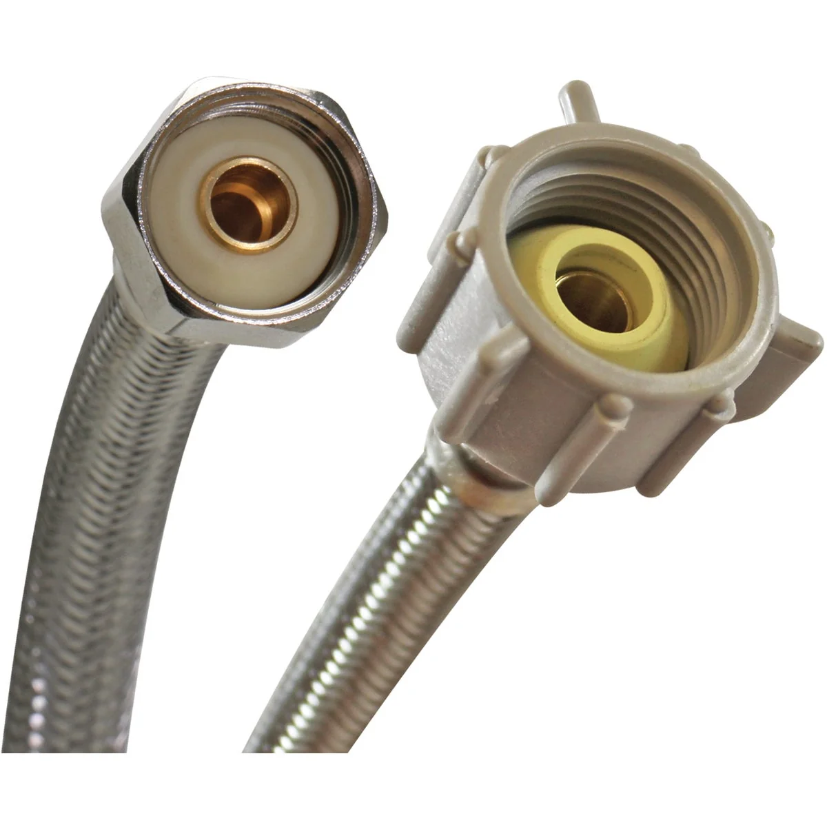 Original Design Fluidmaster Universal 3 8 In. or 7 16 In. or 1 2 In. MC x 7 8 In. FBC x 20 In. L Braided Stainless Steel Toilet Connector Refined