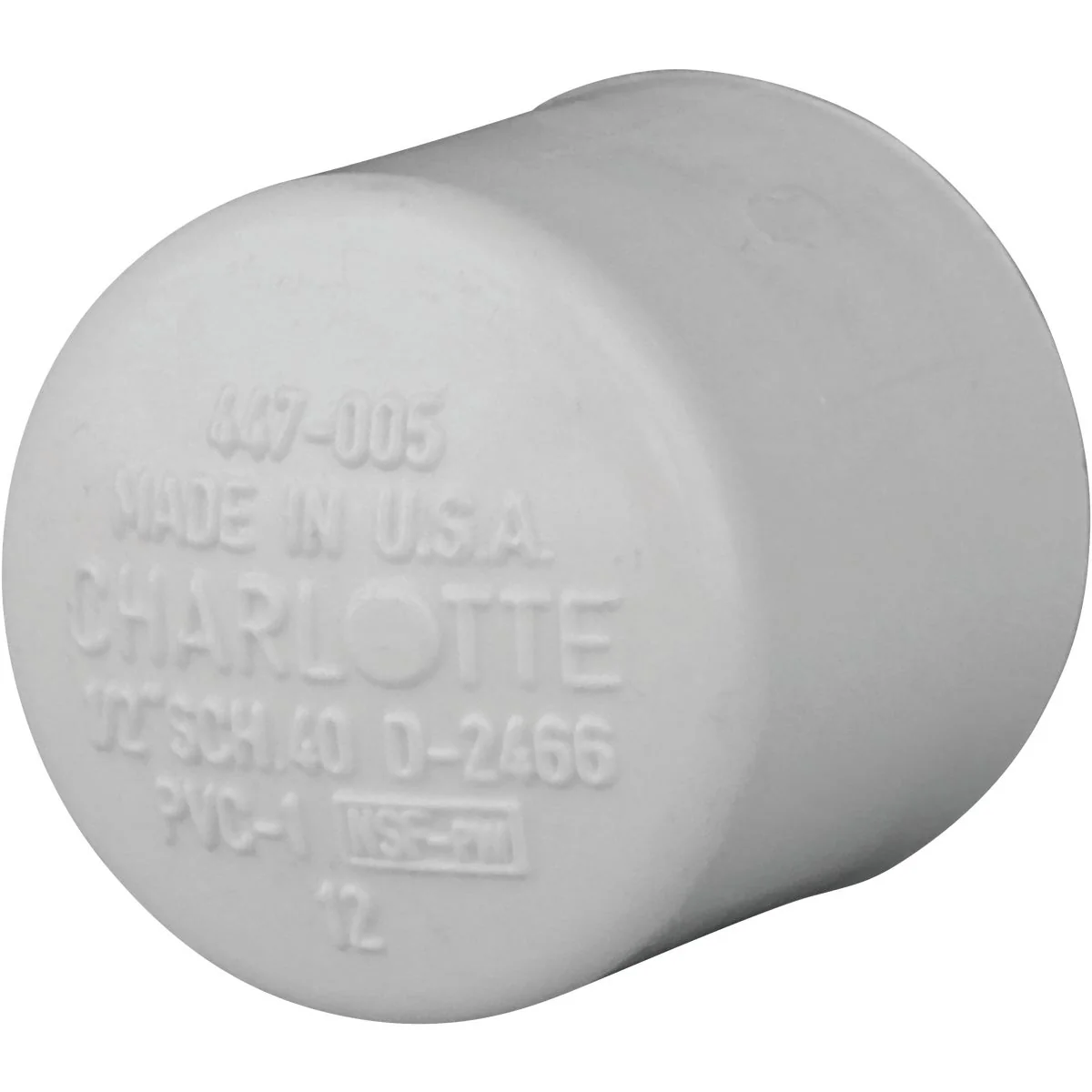 Stylish Charlotte Pipe 1 2 In. Schedule 40 Pressure Slip PVC Cap Traditional
