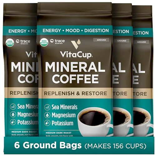 Superior Mineral Medium Dark Roast Ground Coffee 60 Ounce Detailed