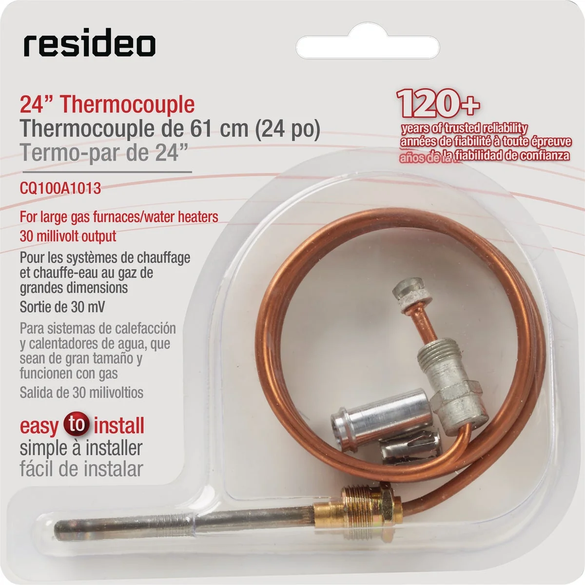 Comfortable Resideo 24 In. 30mV Universal Thermocouple Fine Crafted