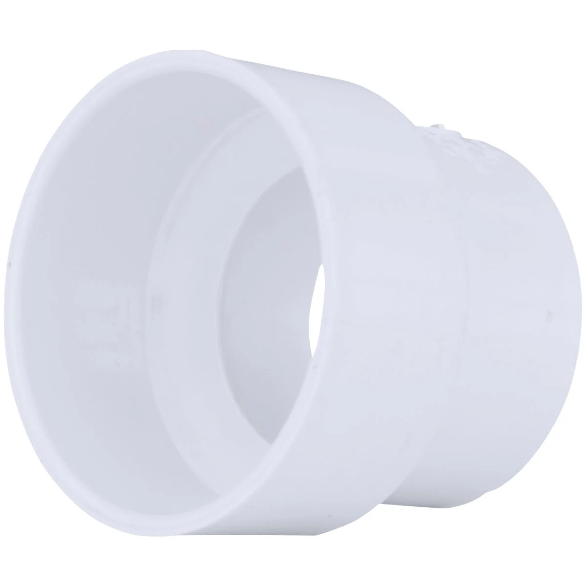 Smooth Charlotte Pipe 4 In. Hub x 3 In. Hub Schedule 40 DWV PVC Adapter Coupling Effective