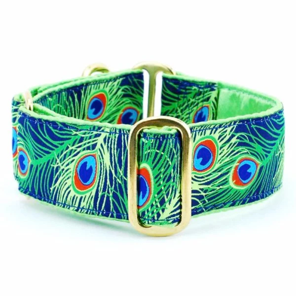 Prestigious Paradise Found Navy – Exclusive Dog Collar Green
