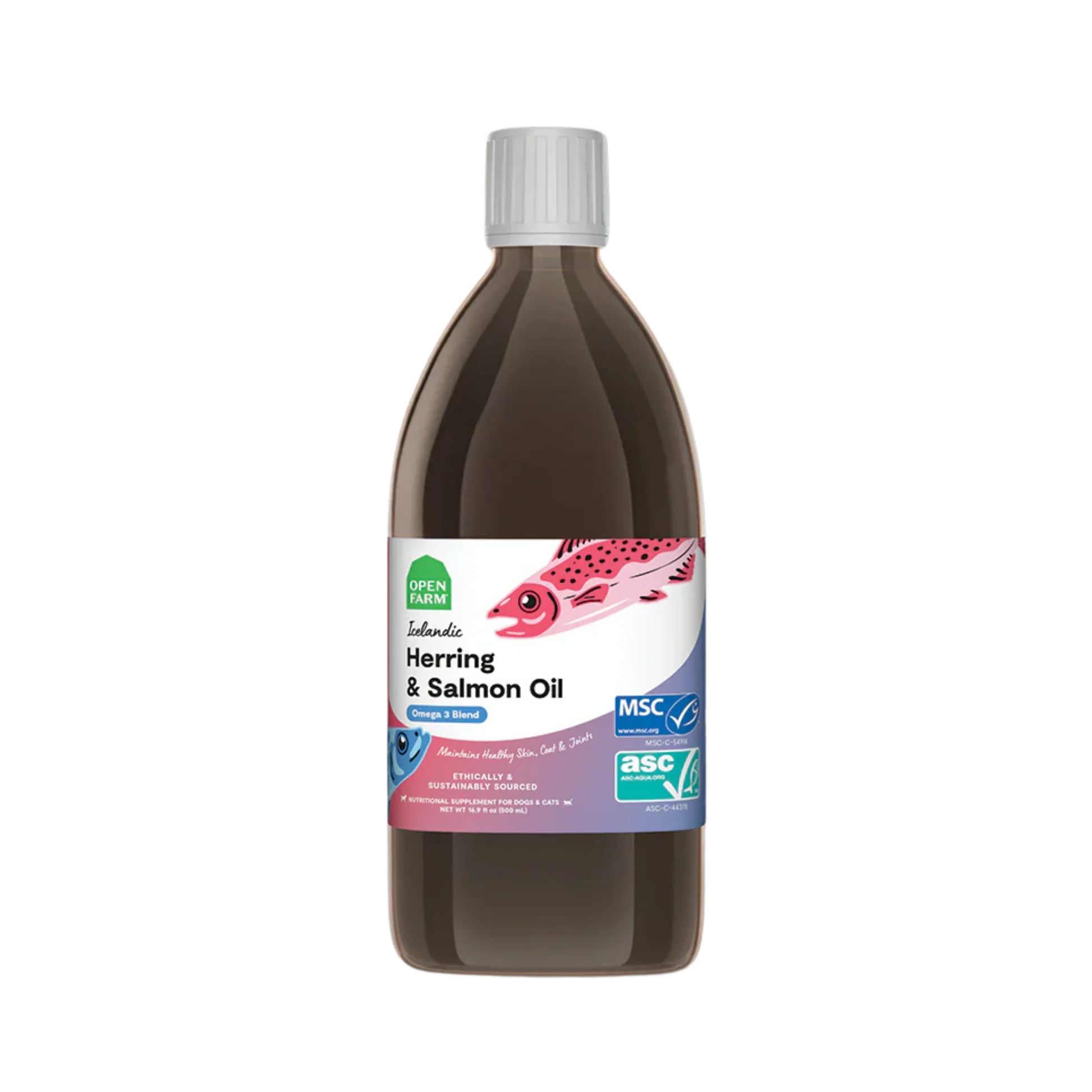 Refined Open Farm Icelandic Herring Salmon Oil For Dogs Responsible