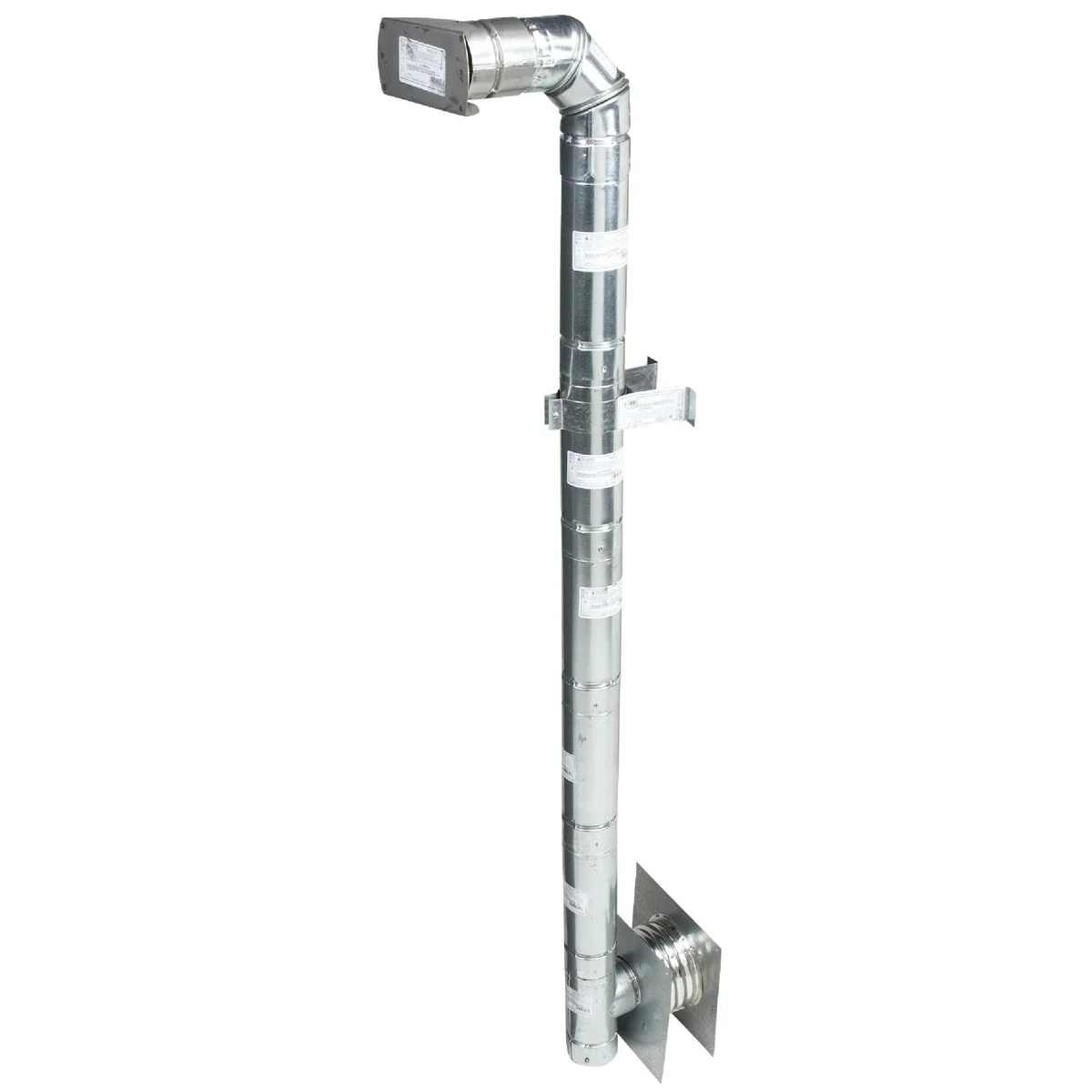 Classic SELKIRK VP Pellet Pipe 3 In. Through the Wall Pellet Stove Pipe Kit High-End