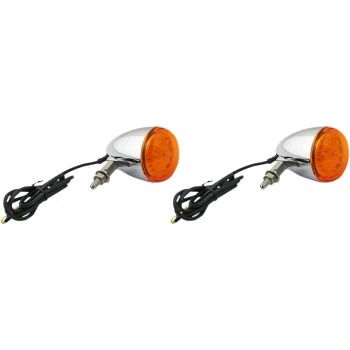 Organic Custom Dynamics ProBEAM® Universal Turn Signals - Chrome Amber PB-UNV-TS-A-C Consistent