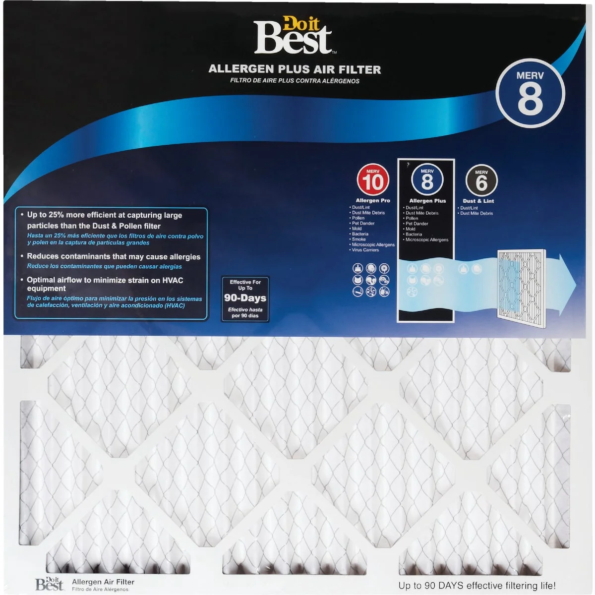 Carefully Designed Do it 12 In. x 20 In. x 1 In. Allergen Plus MERV 8 Furnace Filter Luxury