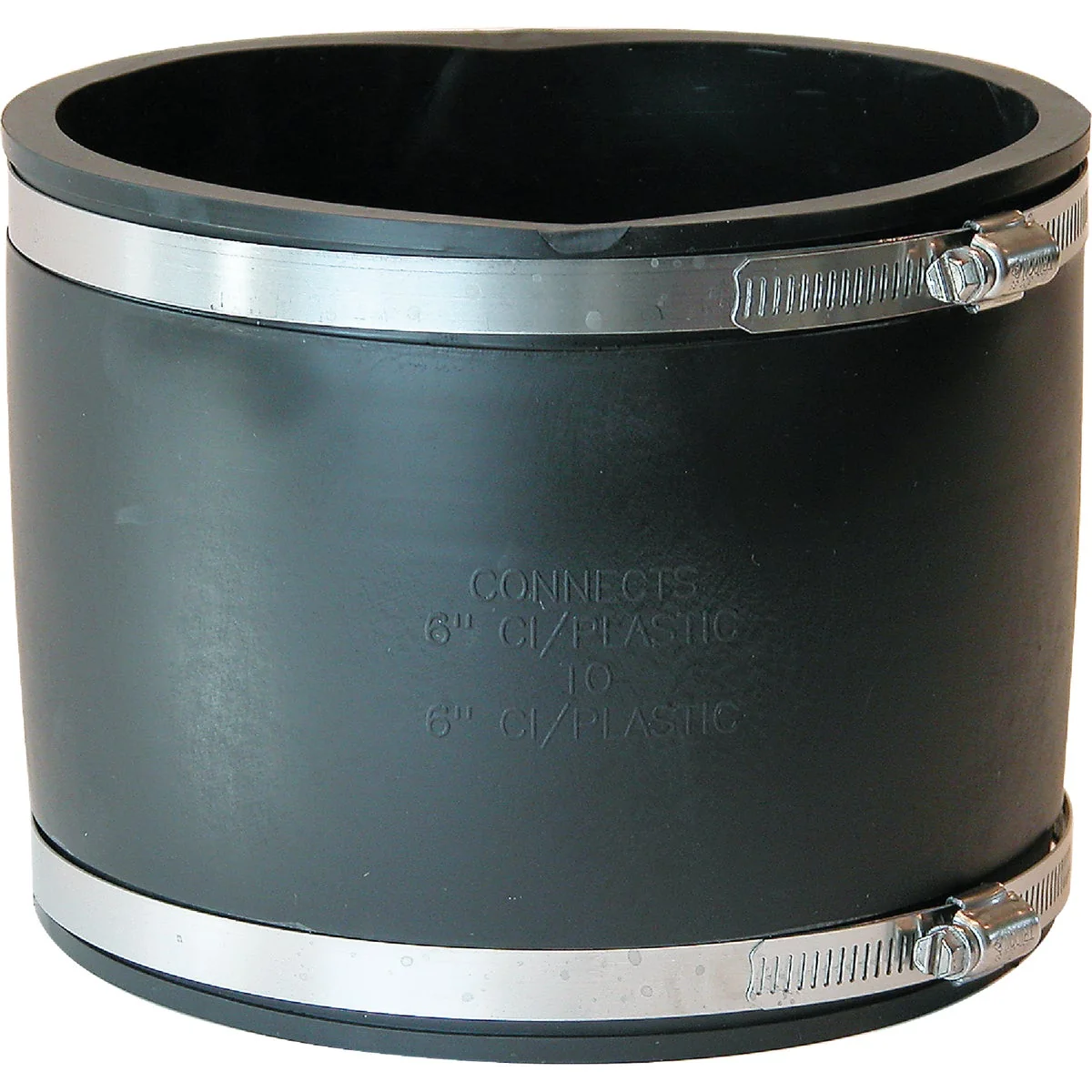 Trusted Fernco 6 In. x 6 In. Plastic to Plastic PVC Coupling Safe