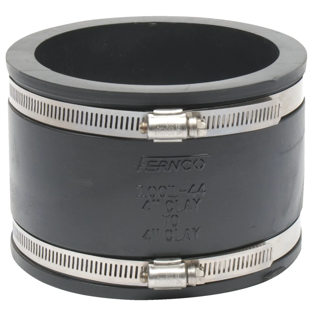 Detailed Fernco 4 In. Clay to Clay PVC Coupling Top-Quality