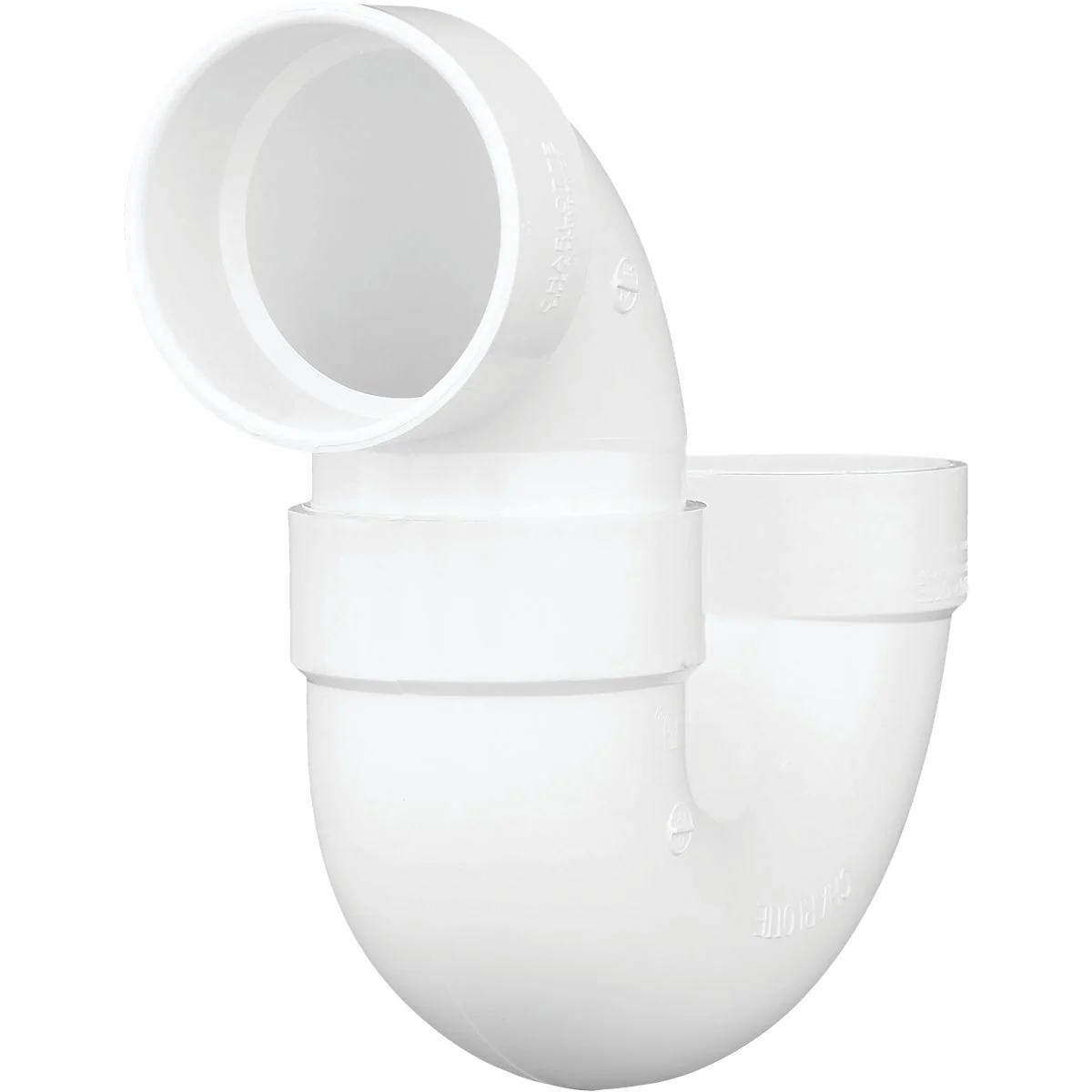 Detailed Charlotte Pipe 4 In. White PVC P-Trap Smart