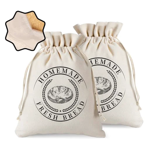 Trendy Reusable Bread Bags for Sourdough 2 Count Fast