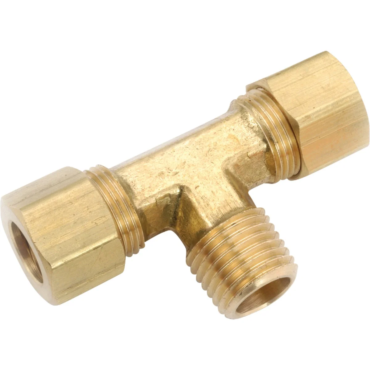 Top-Quality Anderson Metals 3 8 In. C x 3 8 In. MPT Compression Brass Tee High-Performance