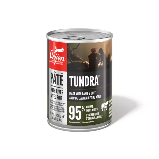 Efficient ORIJEN Pate - Tundra with Liver Wet Dog Food Detailed