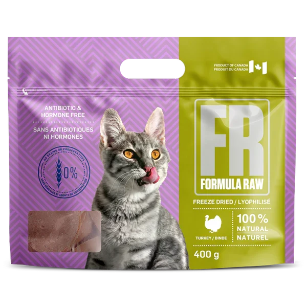 Fine Formula Raw – Feline ze Dried Turkey Dependable