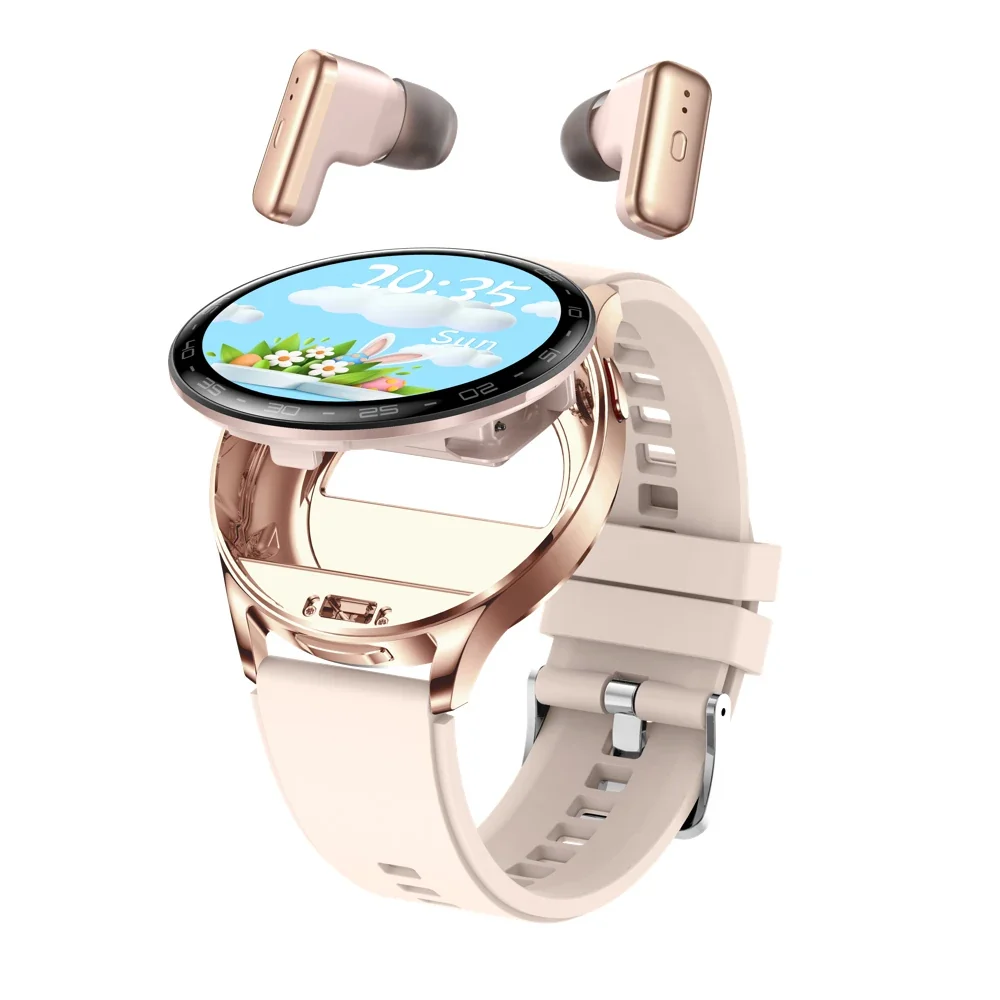 Effective Two-in-One Smartwatch with Built-In Wireless TWS Earbuds Verified