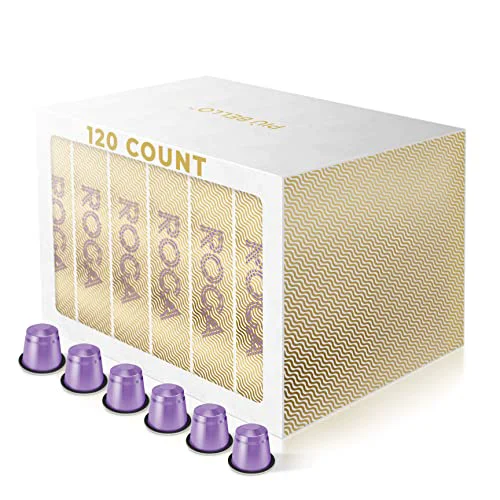 Sustainable Roga Flavor Coffee Pods for Nespresso Machine 120 Count Outstanding