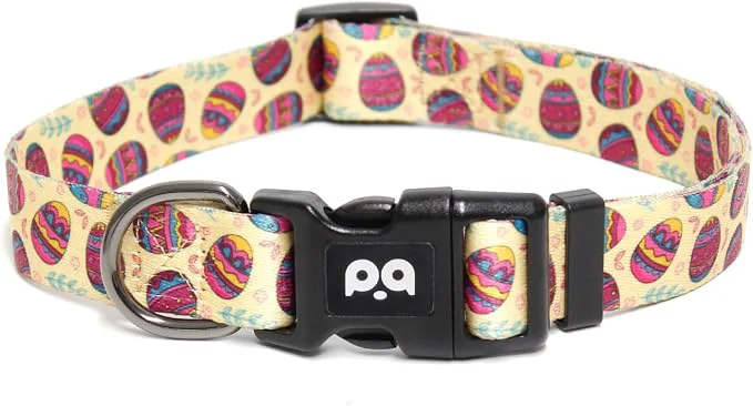 Clean QQPETS Adjustable Soft Dog Collar Print Flower Pink Multicolor Cute Patterns Modern