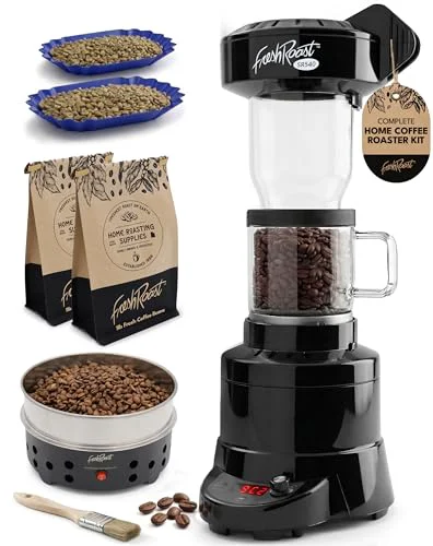 Breathable Fresh Roast SR540 Coffee Roaster Bundle 16 Ounce Next-Generation