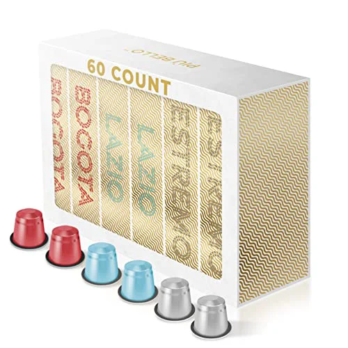 Smooth Espresso Coffee Pods for Nespresso Machines 60 Count Enhanced