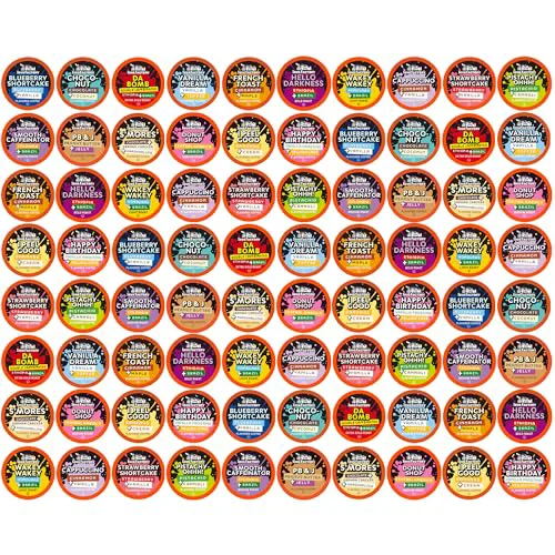 Casual Coffee Pods Compatible with K Cup Brewers Including 2.0 80 Count Natural