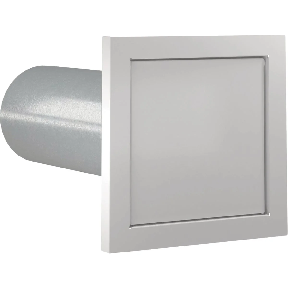 Official Imperial 4 In. White Galvanized Steel Dryer Wall Vent Cap Excellent