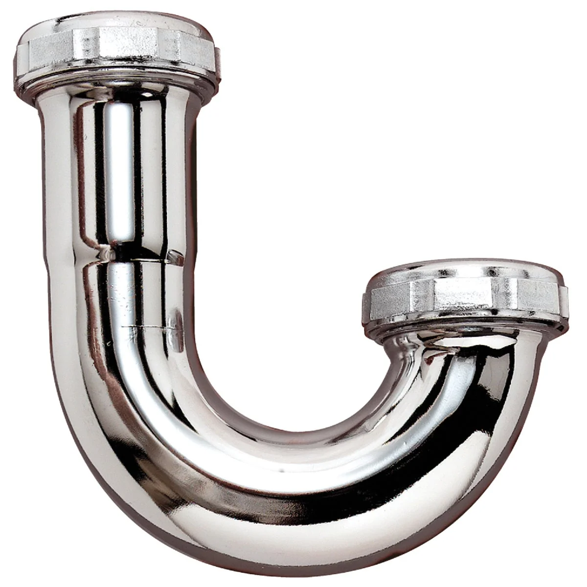Fine Do it 1-1 4 In. Chrome Plated J-Bend Bagged Flexible