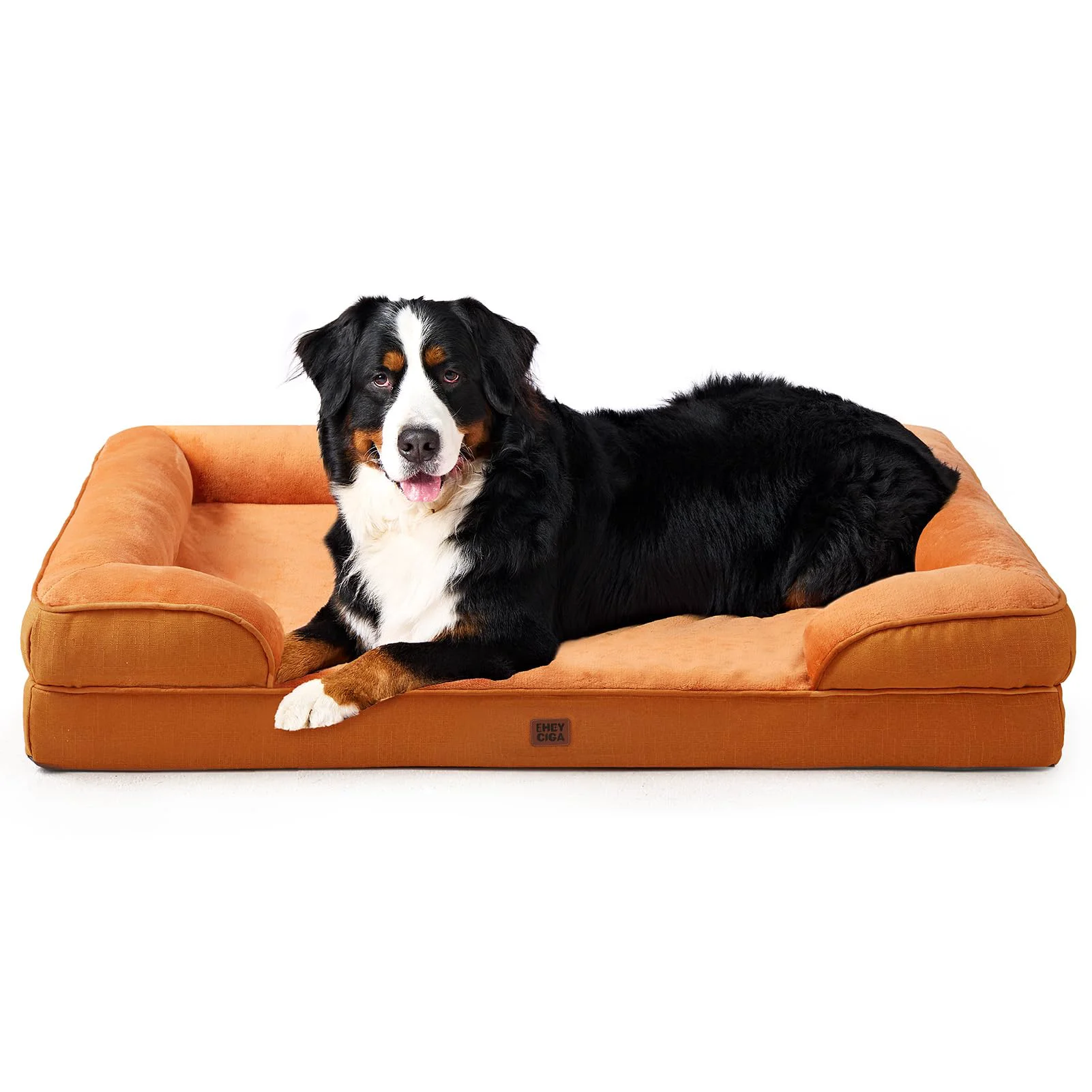 Durable EHEYCIGA Orthopedic Dog Bed for Extra Large Dogs — Waterproof Memory Foam XXL with Sides Enhanced