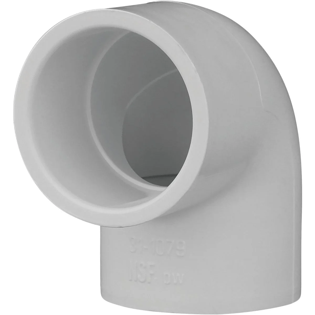 Elite Charlotte Pipe 1 In. Slip x Slip Schedule 40 90 Deg. PVC Elbow 1 4 Bend 10-Pack Enhanced