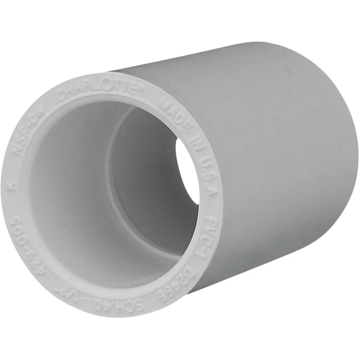 Reliable Charlotte Pipe 1 2 In. Sch. 40 PVC Coupling 10-Pack Unique