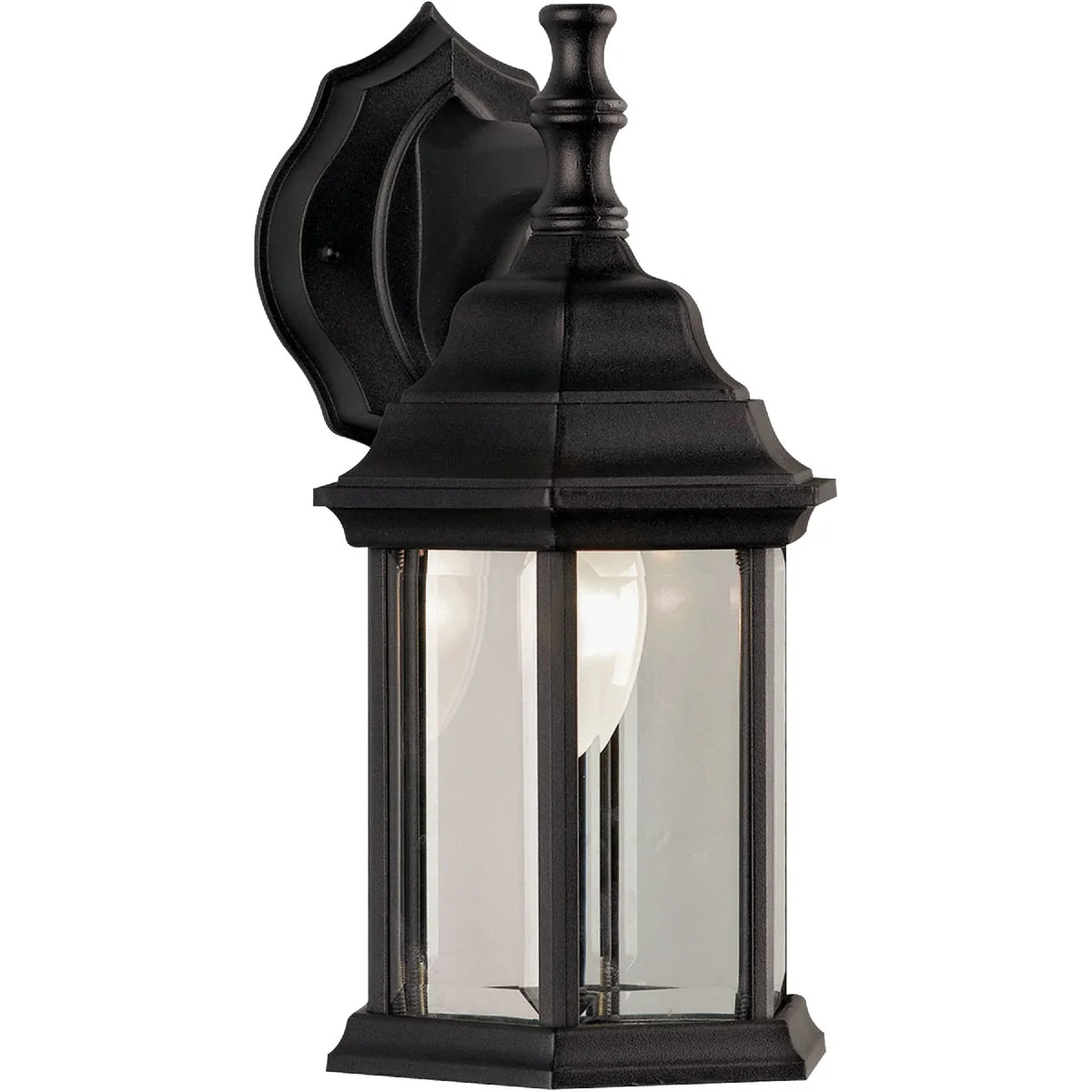 High-Quality Home Impressions Black Incandescent Type A Outdoor Wall Light Fixture Original