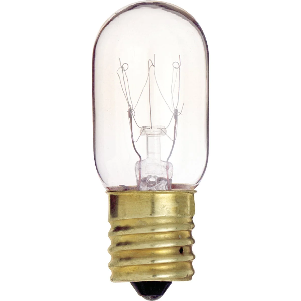 Recyclable Satco 15W Clear Intermediate Base T7 Incandescent Tubular Appliance Light Bulb Soft