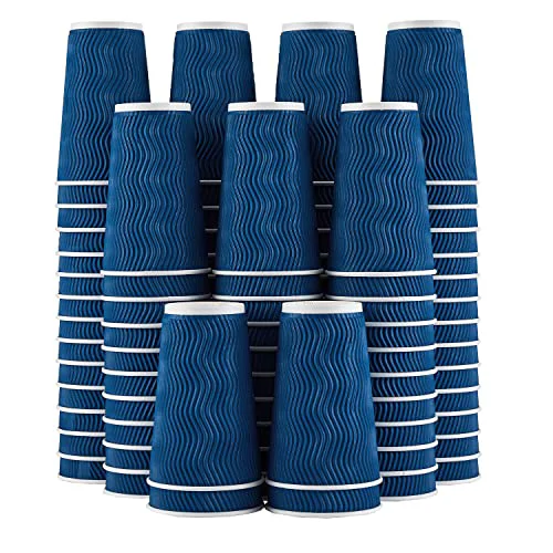 Long-Lasting 16 oz Coffee Cups 90 Pack 90 Count Traditional