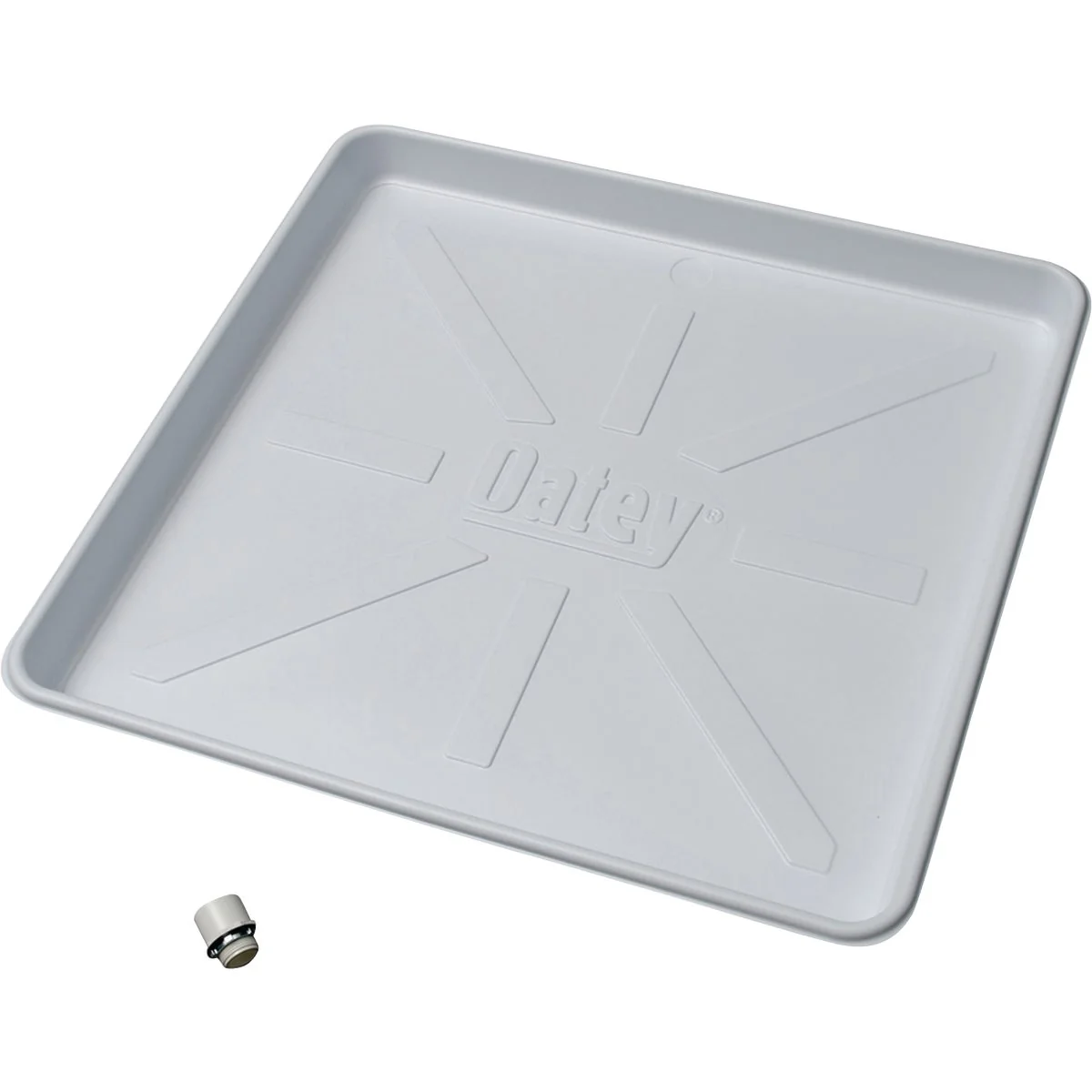 Easy-to-Use Oatey 28 In. x 30 In. Plastic Washing Machine Drain Pan Clean