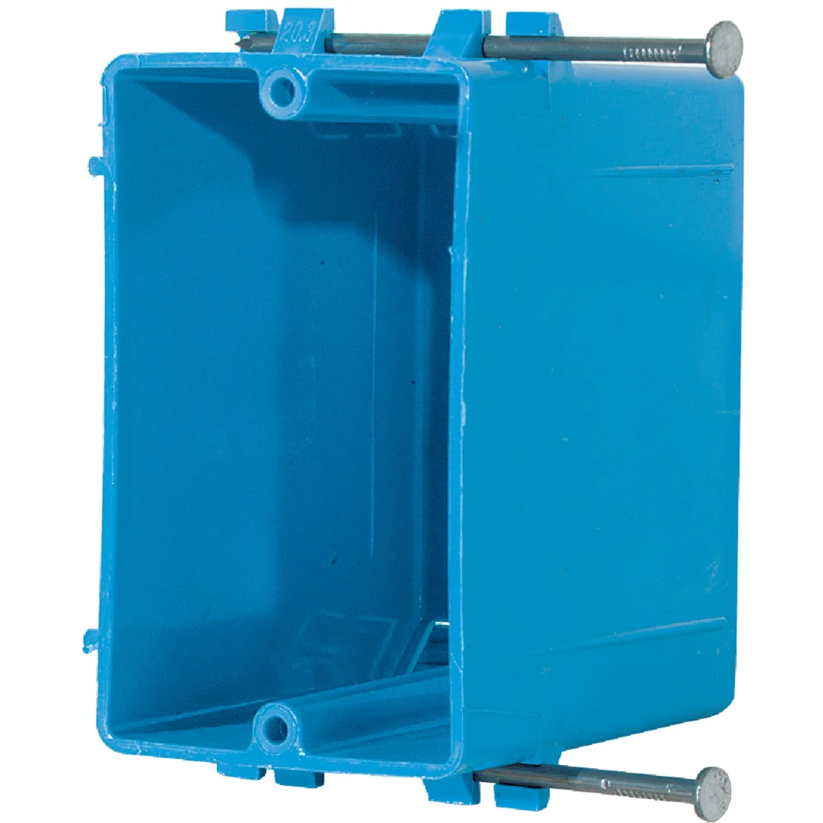 Premium Material Carlon 1-Gang PVC Molded Wall Switch Box Enhanced
