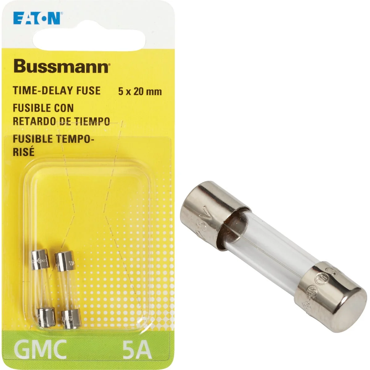 Fine Crafted Bussmann 5A GMC Glass Tube Electronic Fuse 2-Pack Casual
